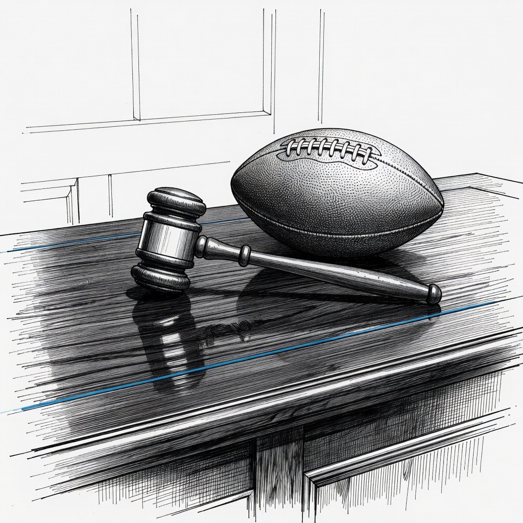 Illustration for: President Trump Signs Executive Order Linking Federal University Funding to College Sports Rules