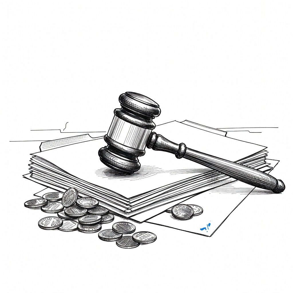 Illustration for: Debt Collectors Expand Lawsuits and Garnishments Amid Record Household Debt