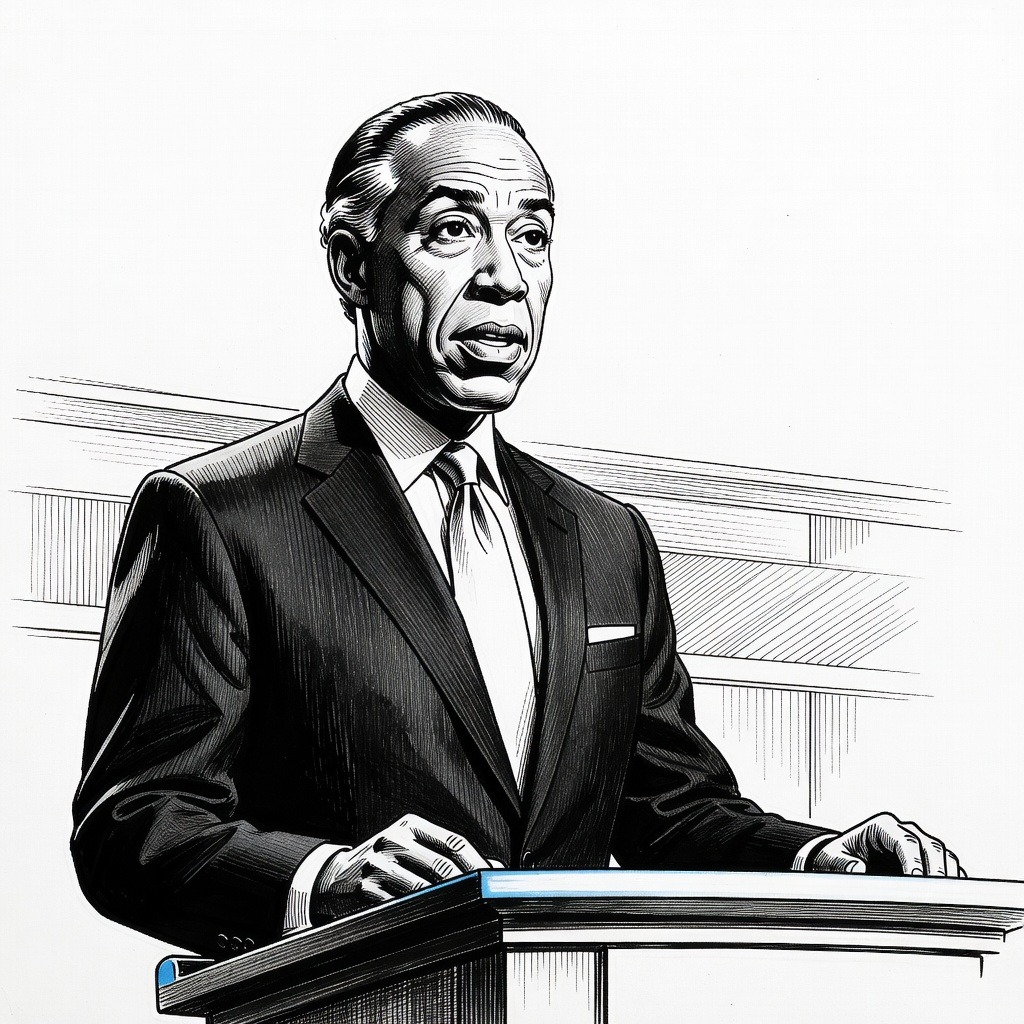 Illustration for: Al Sharpton Proposes Alternative Event for America's 250th Anniversary at Annual Convention
