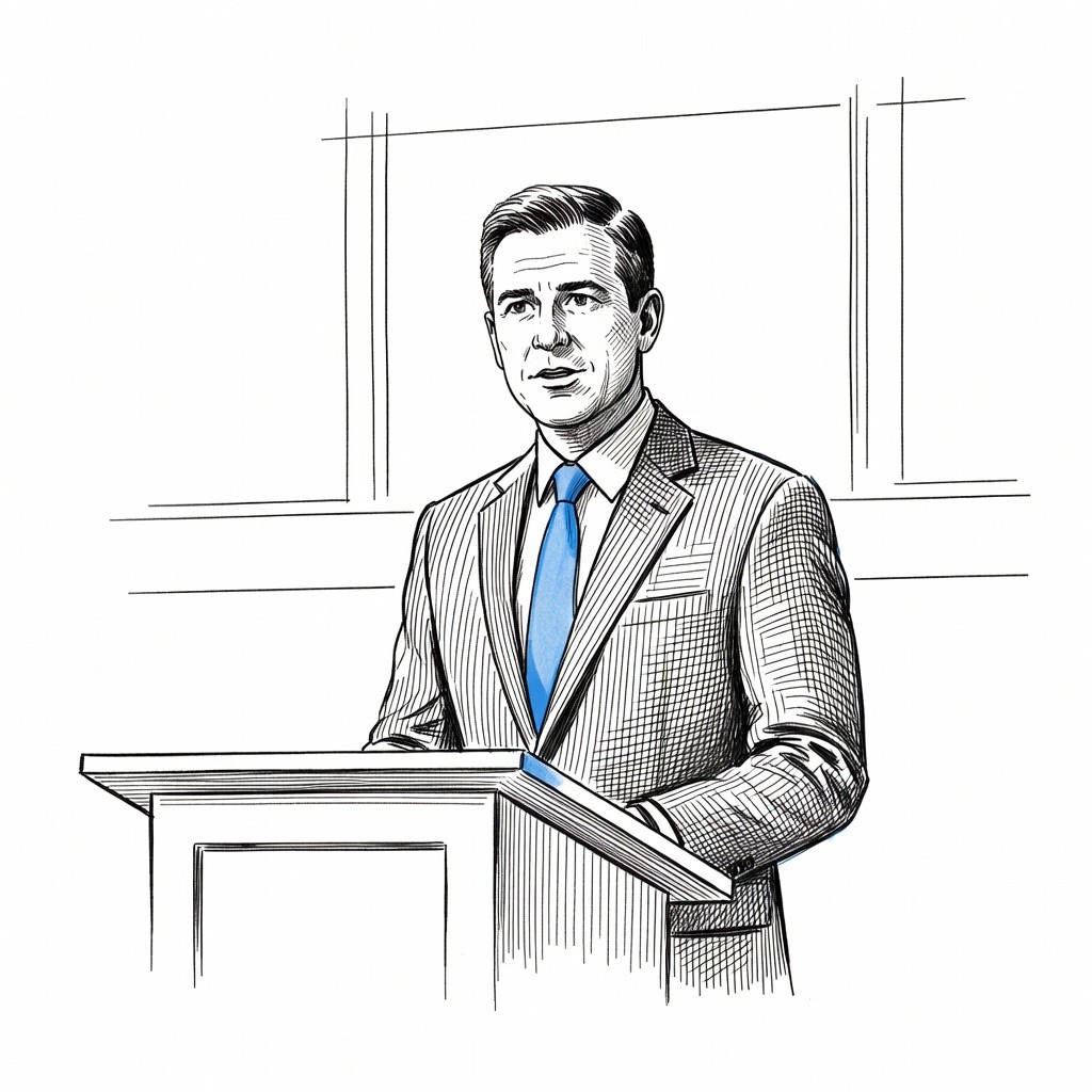 Illustration for: Democratic Leaders Urge Rep. Eric Swalwell to End Gubernatorial Campaign Amid Misconduct Allegations