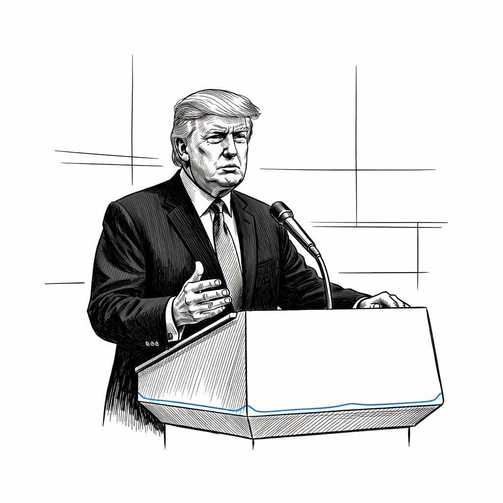 Illustration for: U.S.-Iran Peace Talks Collapse as U.S. Announces Naval Blockade