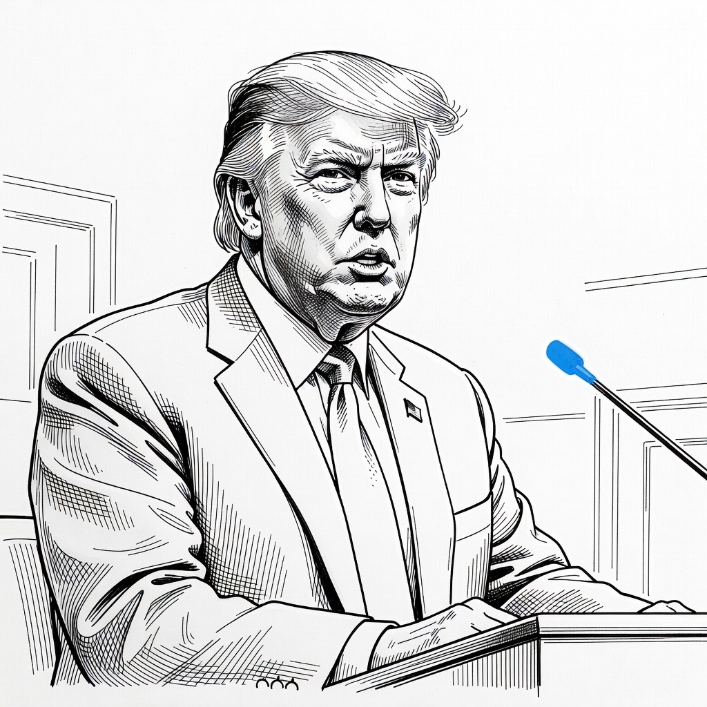 Illustration for: United States Initiates Naval Blockade on Iranian Ports Following Stalled Peace Talks