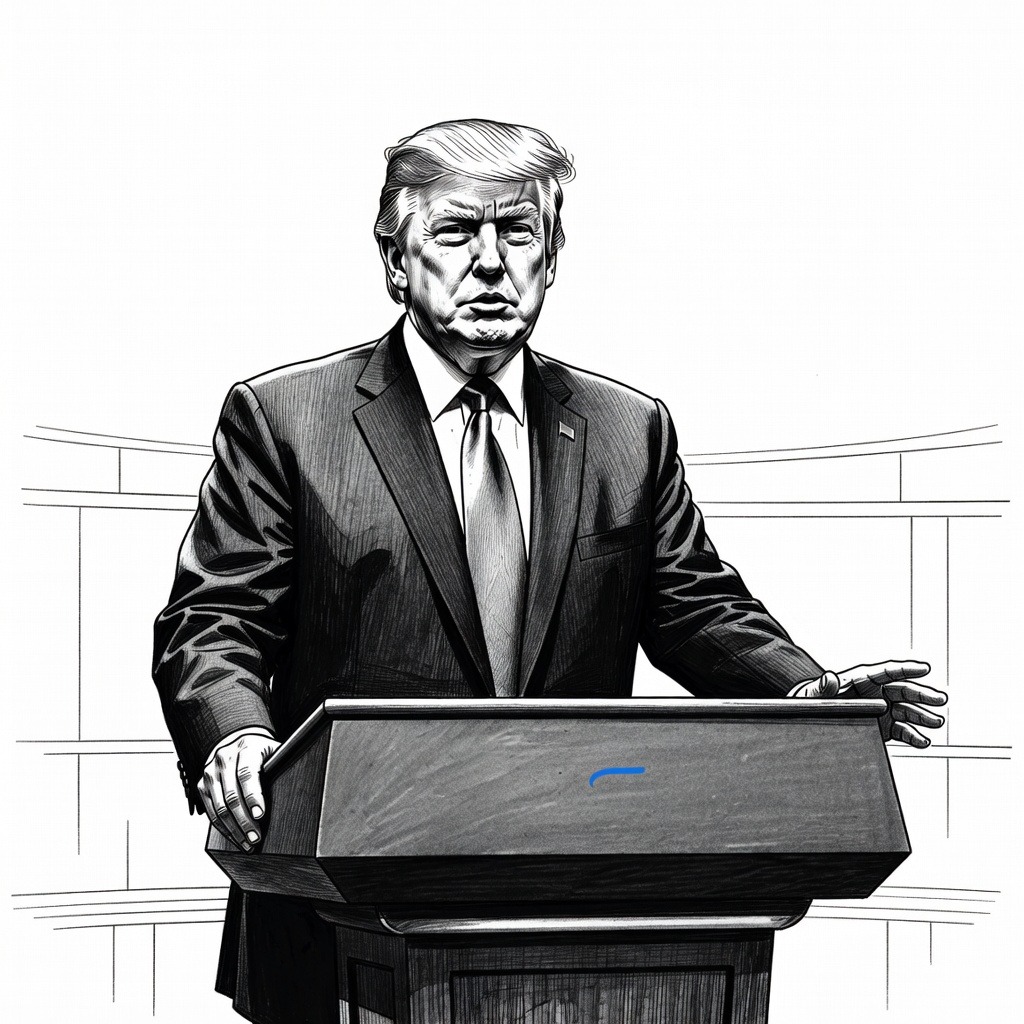 Illustration for: U.S. Initiates Blockade on Iranian Ports Following Stalled Peace Talks
