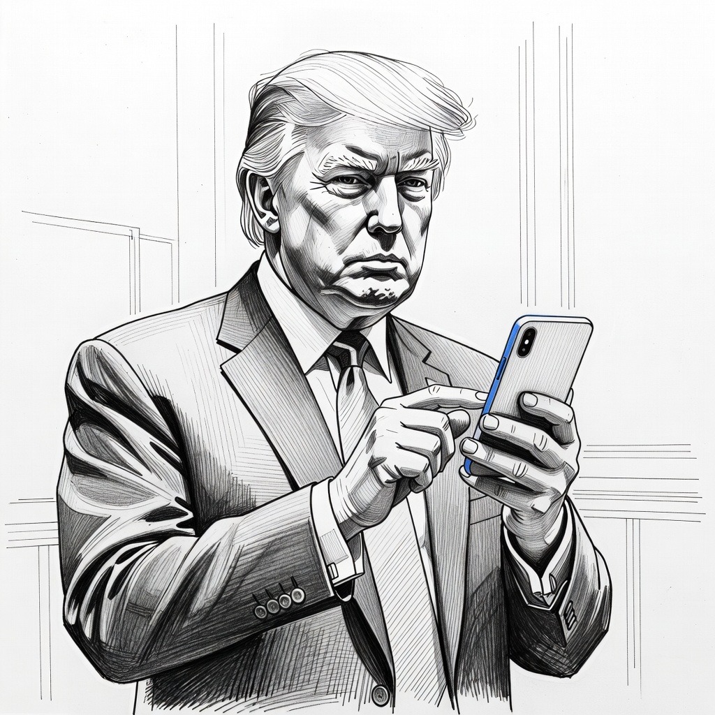 Illustration for: President Trump Deletes AI-Generated Image Following Backlash