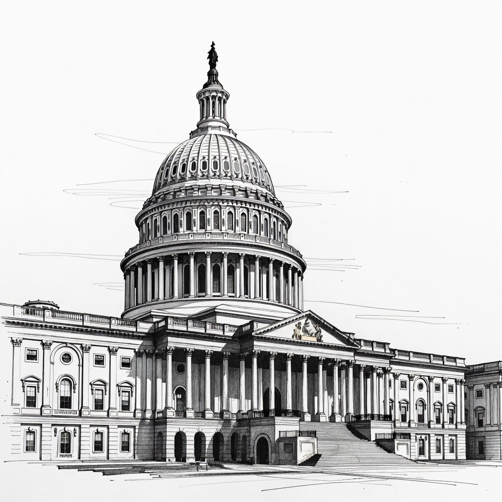 Illustration for: House Democrats File Articles of Impeachment Against Secretary Pete Hegseth