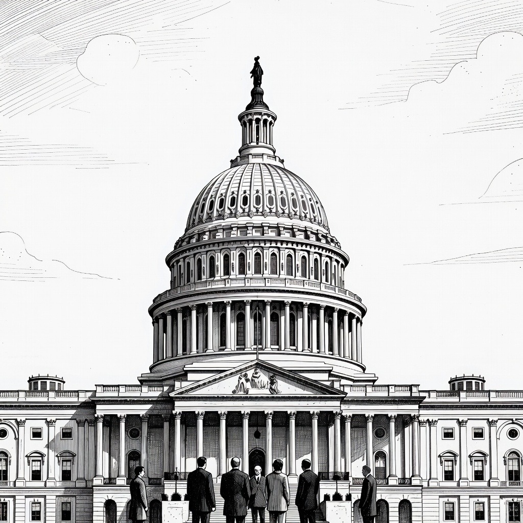 Illustration for: US Senate Rejects Fourth Resolution to Limit Military Action in Iran