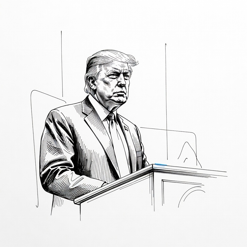 Illustration for: U.S. Enforces Naval Blockade on Iran Amid Ceasefire and Diplomatic Talks
