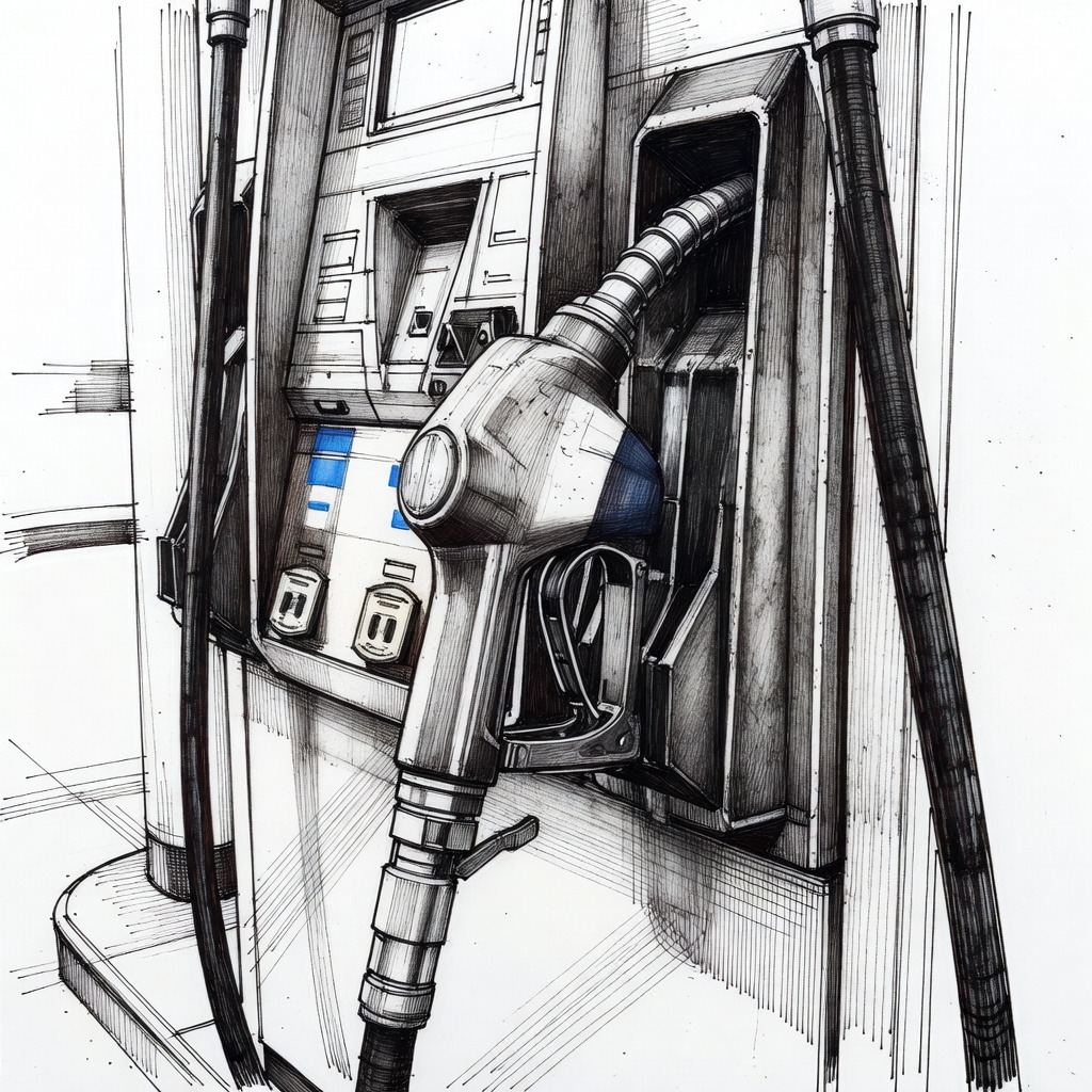 Illustration for: U.S. Fuel Prices Prompt Political Dispute Amid Ongoing Iran Conflict
