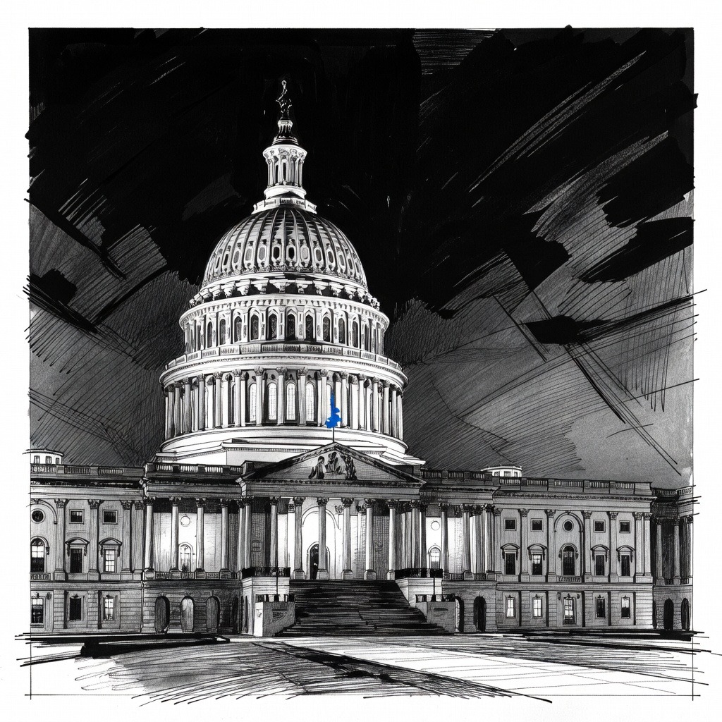 Illustration for: House Approves Short-Term FISA Extension Following Republican Standoff