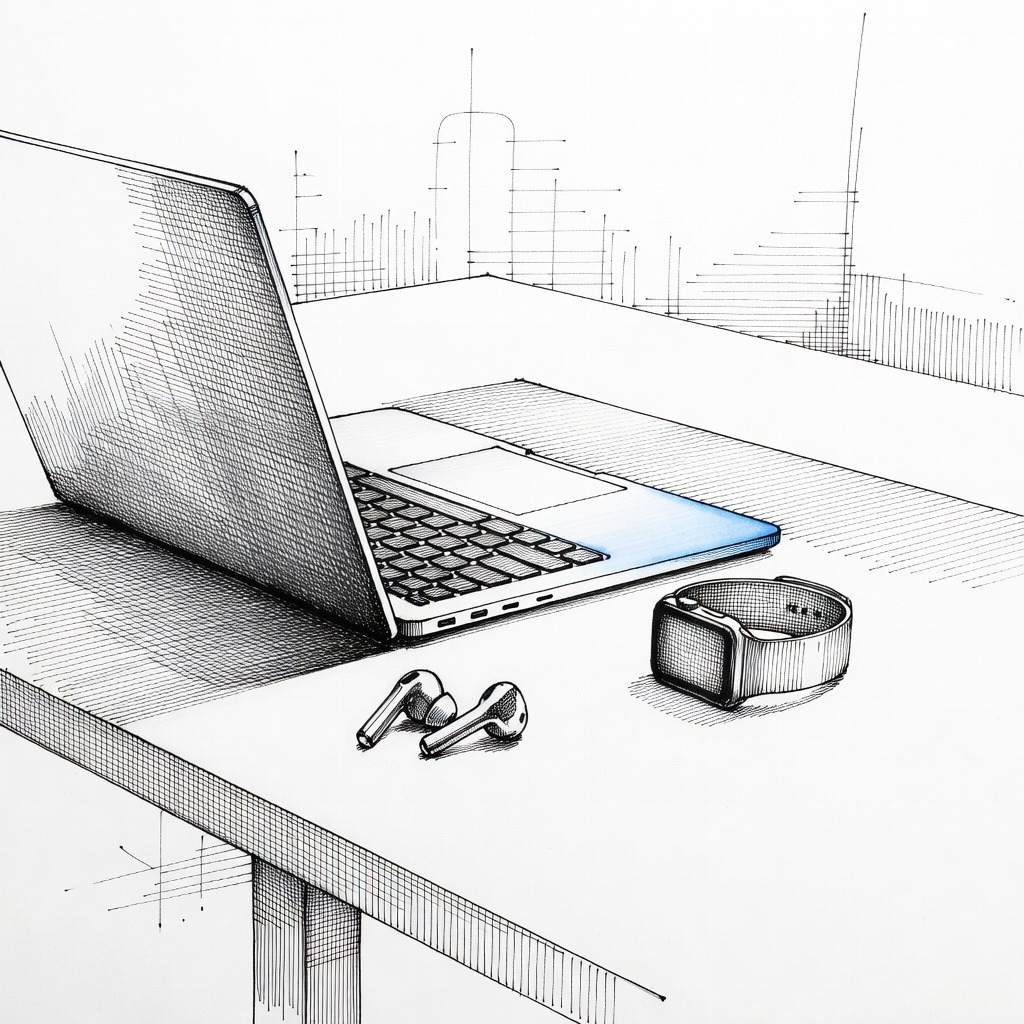 Illustration for: Tim Cook to Step Down as Apple CEO, John Ternus Named Successor