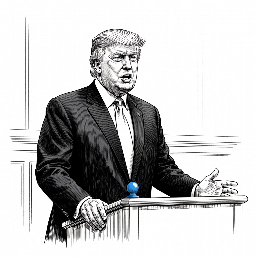 Illustration for: U.S. Customs Opens Tariff Refund Portal as Trump Suggests Companies Forgo Claims