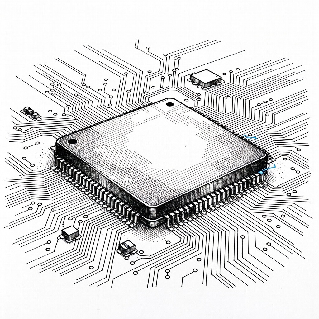 Illustration for: Alphabet Unveils Eighth-Generation Processors for Artificial Intelligence