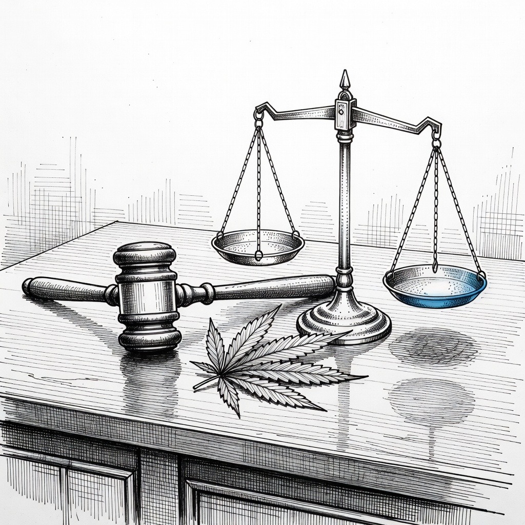 Illustration for: U.S. Justice Department Reclassifies State-Licensed Medical Marijuana as Schedule III Drug