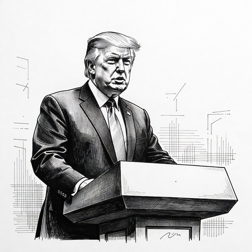 Illustration for: U.S. Extends Ceasefire and Maintains Naval Blockade Against Iran
