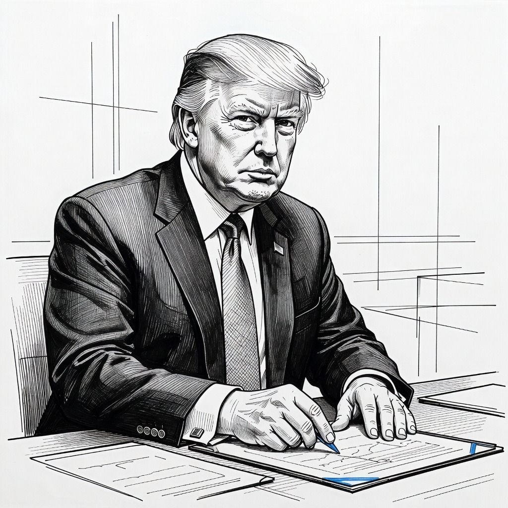 Illustration for: U.S. Expands Naval Blockade on Iran Amid Military Buildup and Domestic Criticism