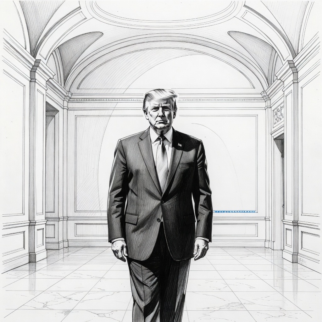Illustration for: National Trust Rejects DOJ Request to Drop Lawsuit Over Proposed White House Ballroom
