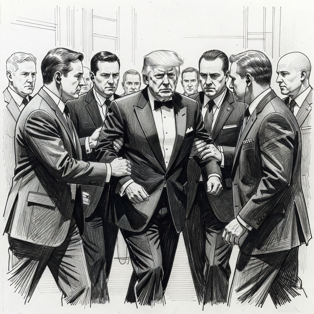 Illustration for: Suspect Charged After Gunfire Disrupts White House Correspondents' Dinner