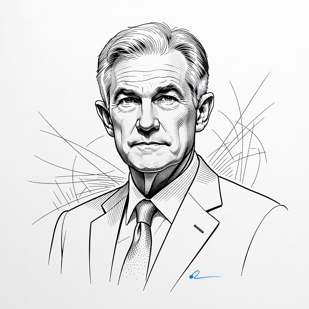 Illustration for: Federal Reserve Expected to Hold Interest Rates Steady Amid Leadership Transition and Persistent Inflation