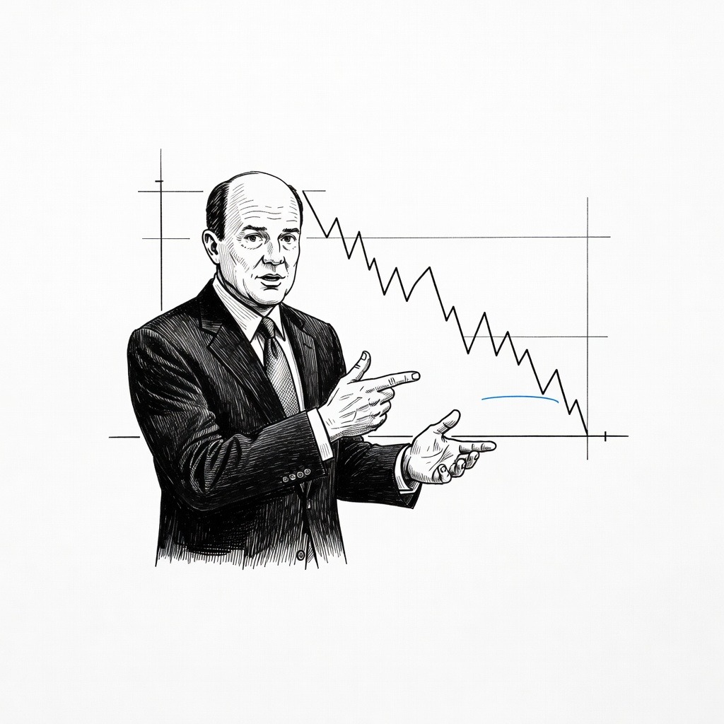 Illustration for: Technology Stocks Retreat Following Report on OpenAI Growth Targets