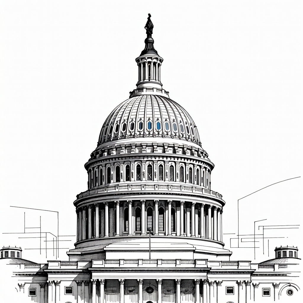 Illustration for: Senate Rejects Democratic War Powers Resolution on Cuba