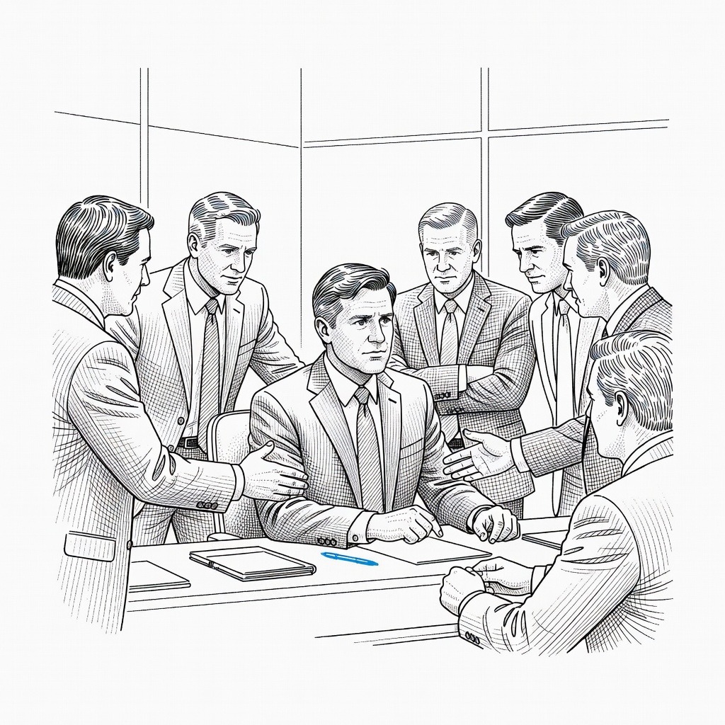 Illustration for: House Passes Budget Resolution to Fund Immigration Agencies Amid Internal Disputes