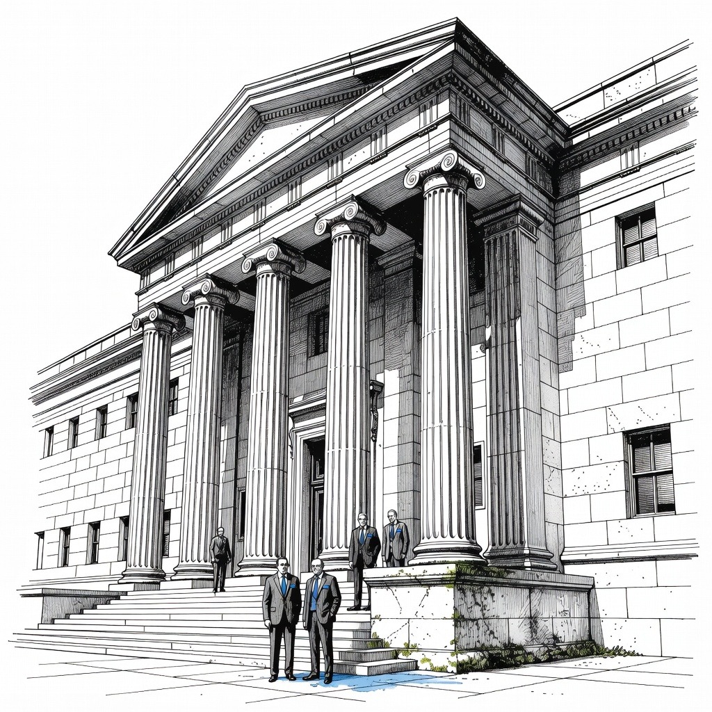 Illustration for: Federal Reserve Leadership Transition Progresses Amid Investigations and Economic Pressures