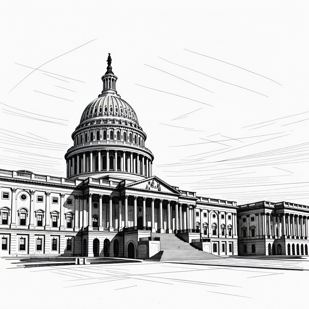 Illustration for: Trump Signs Legislation to End 76-Day Homeland Security Shutdown