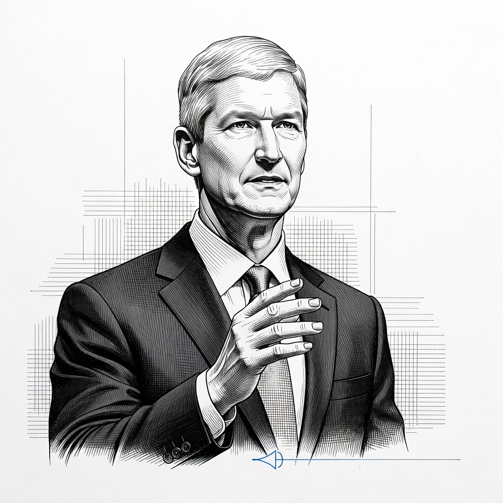 Illustration for: Apple Shares Rise Over 4 Percent Following Second-Quarter Earnings Report