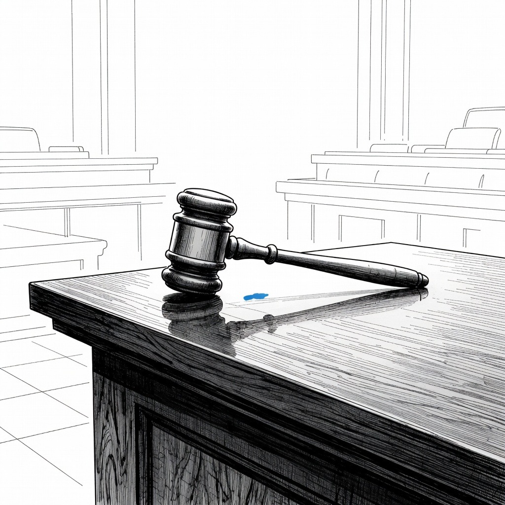 Illustration for: Accused Gunman at Correspondents' Dinner Remanded to Custody as Investigations Continue