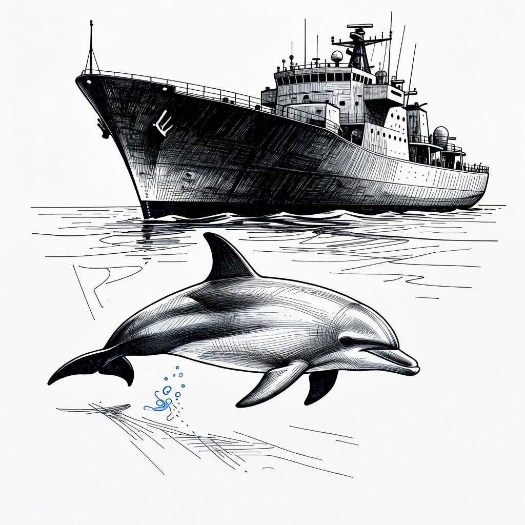 Illustration for: U.S. Defense Secretary States Iran Lacks Weaponized Marine Mammal Capabilities