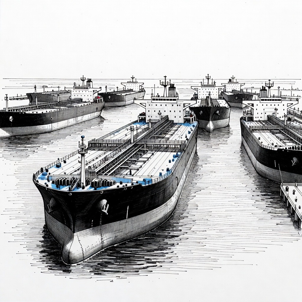 Illustration for: U.S. and Iran Review Proposed Agreement to End Conflict and Reopen Strait of Hormuz