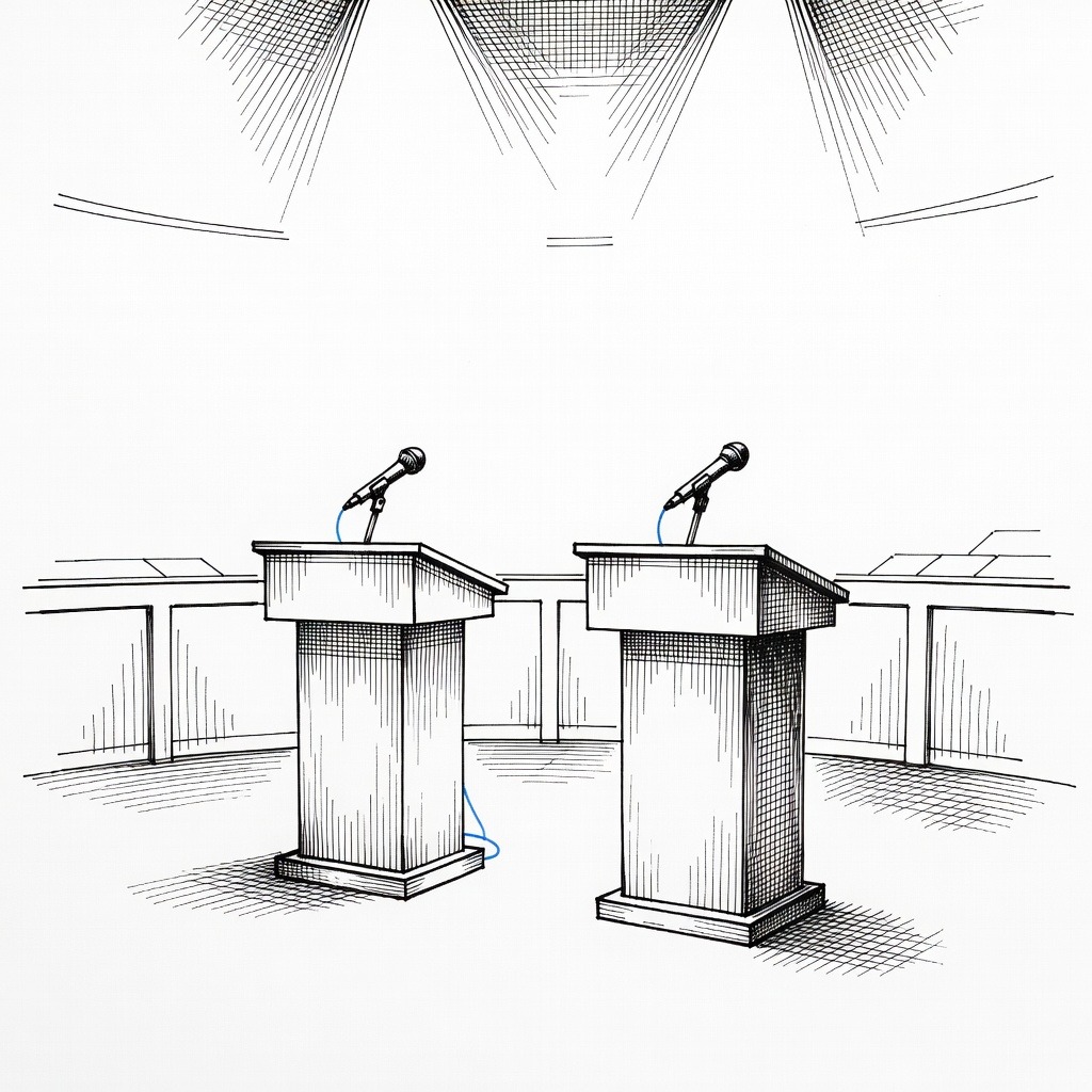 Illustration for: Los Angeles Mayoral Candidates Debate Public Safety and Wildfire Response