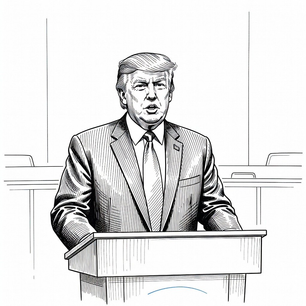 Illustration for: Trump Rejects Iranian Peace Proposal Response as Conflict Continues