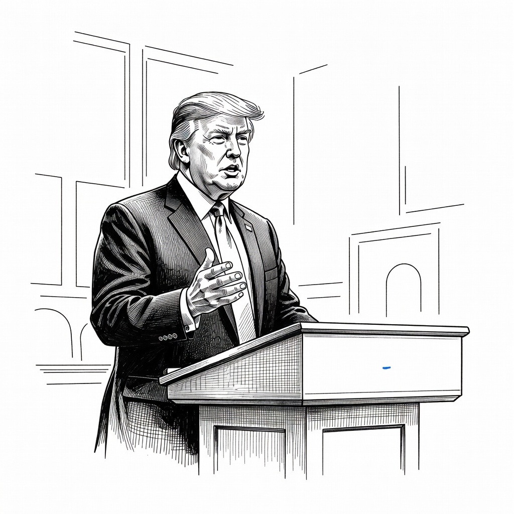 Illustration for: Trump Proposes Temporary Suspension of Federal Gas Tax Amid Oil Supply Shortage
