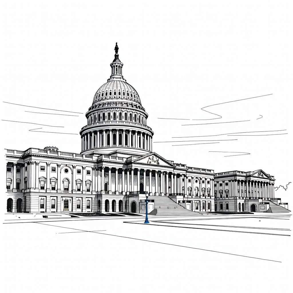Illustration for: Senate Advances Resolution to Withhold Members' Pay During Government Shutdowns