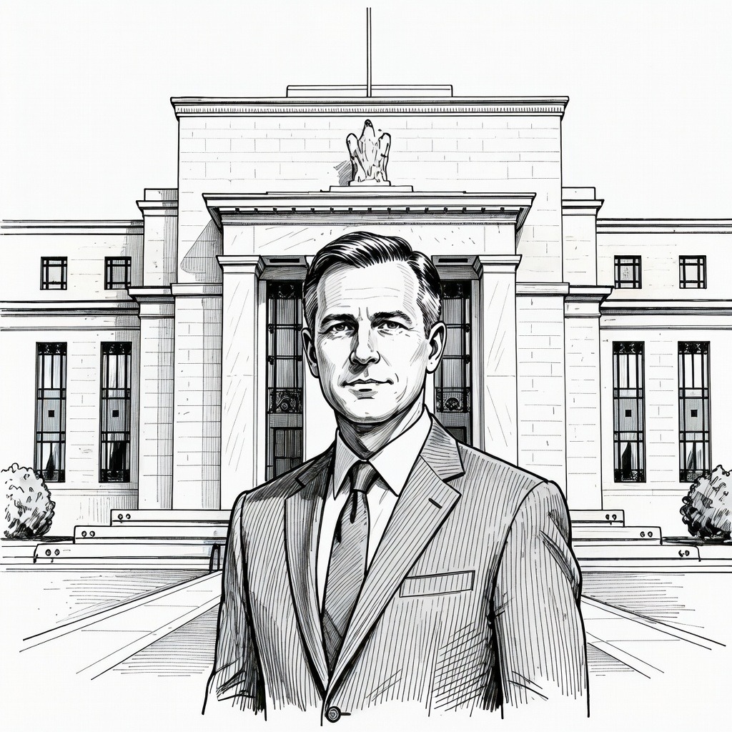 Illustration for: Federal Reserve Governor Resigns Amid Leadership Transition and Rising Inflation