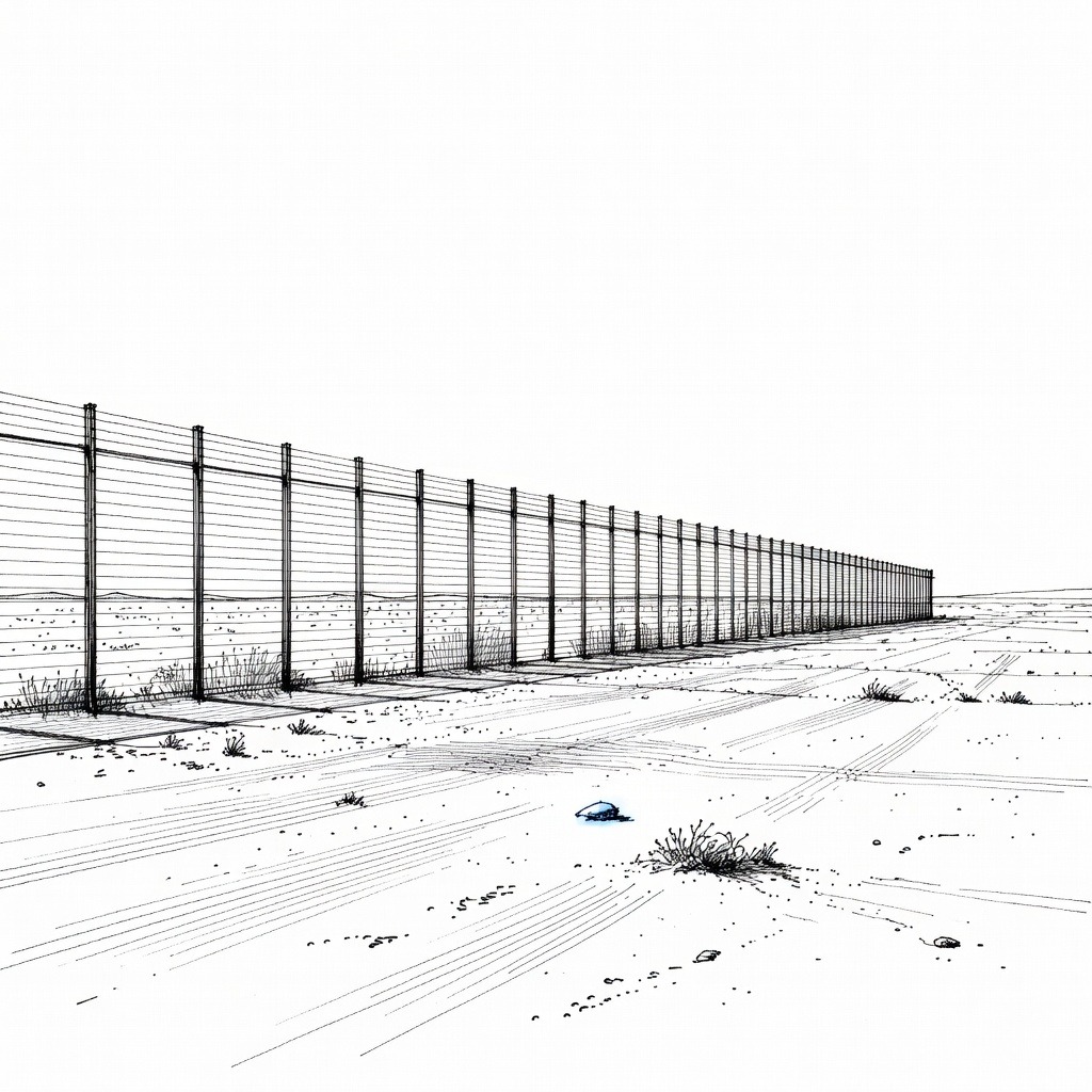 Illustration for: U.S. Border Patrol Chief Michael Banks Resigns Amid Reported Drop in Border Apprehensions