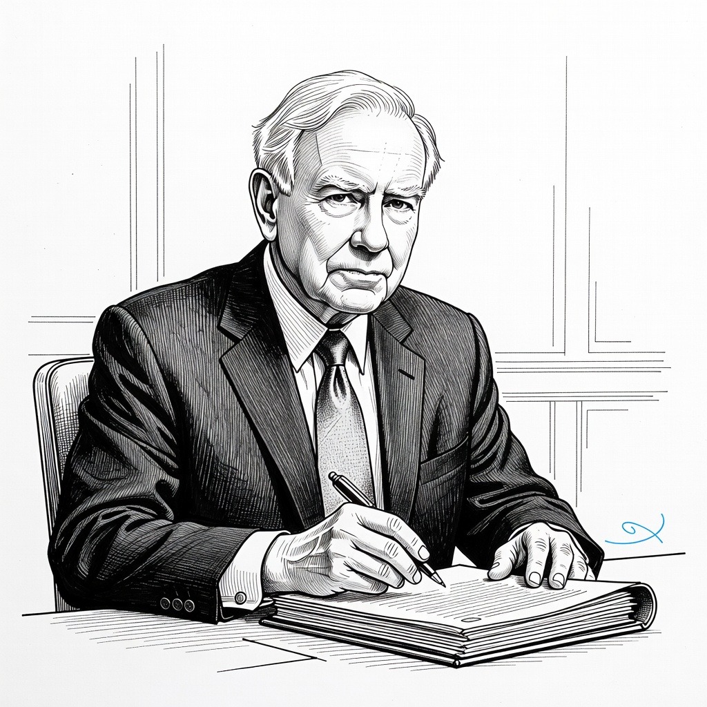 Illustration for: Berkshire Hathaway Acquires Stake in Delta Air Lines and Increases Alphabet Holdings