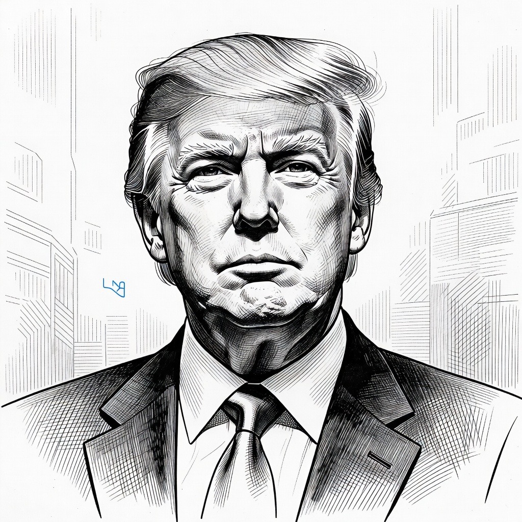 Illustration for: US President Issues Warning to Iran Amid Stalled Negotiations and Blockade