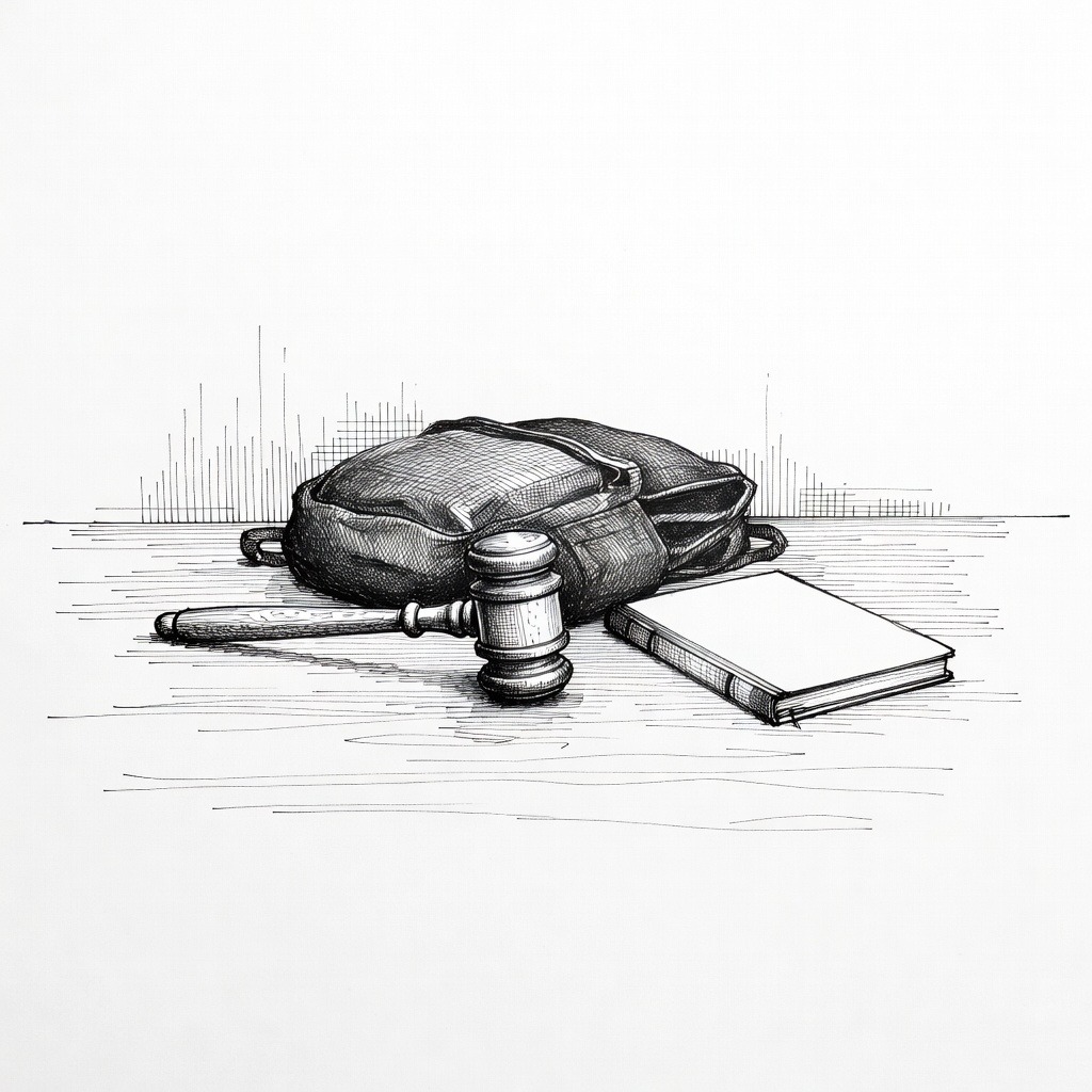 Illustration for: Judge Rules on Evidence in Mangione Trial as Credential Controversy Emerges Outside Hearing