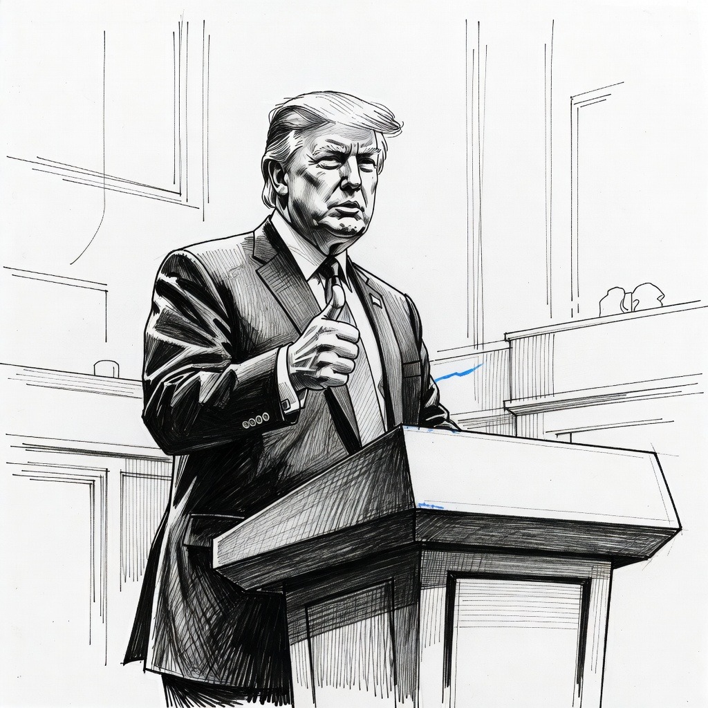 Illustration for: Donald Trump Endorses Ken Paxton Over John Cornyn in Texas Senate Runoff