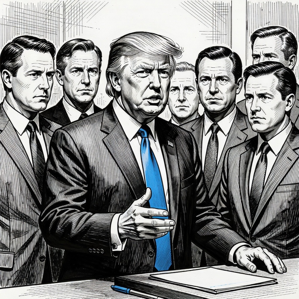 Illustration for: Oil Prices Fall and Treasury Yields Climb Following Postponement of U.S. Strike on Iran