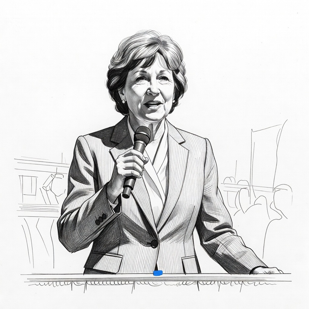 Illustration for: Maine Senate Candidate Discusses Energy Policy Amid Scrutiny Over Past Military Remarks