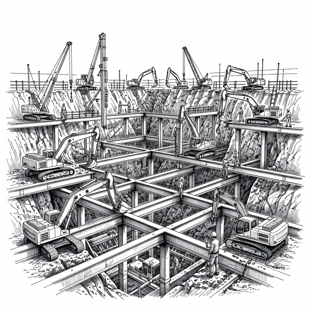 Illustration for: Trump Showcases White House Ballroom Construction Amid Legal and Funding Disputes