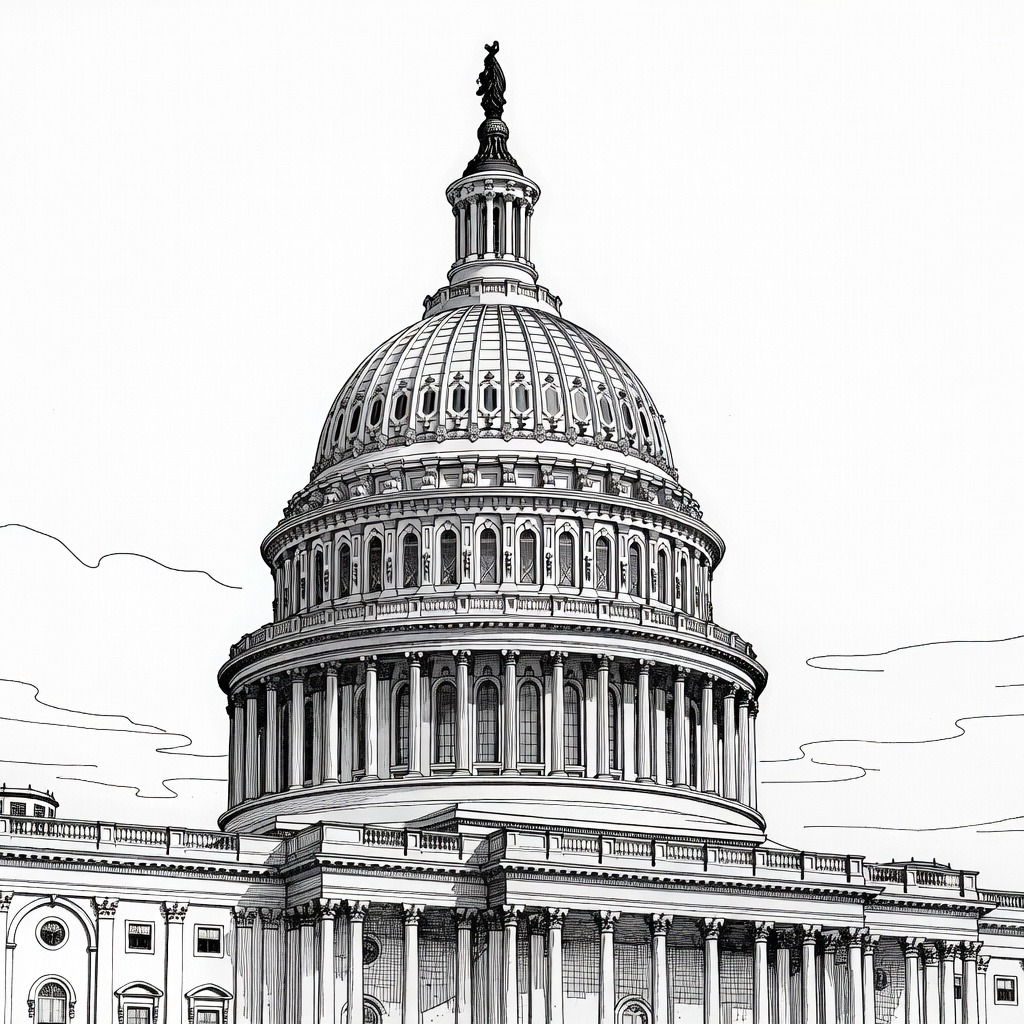 Illustration for: Police Officers Sue to Block Justice Department's Anti-Weaponization Fund