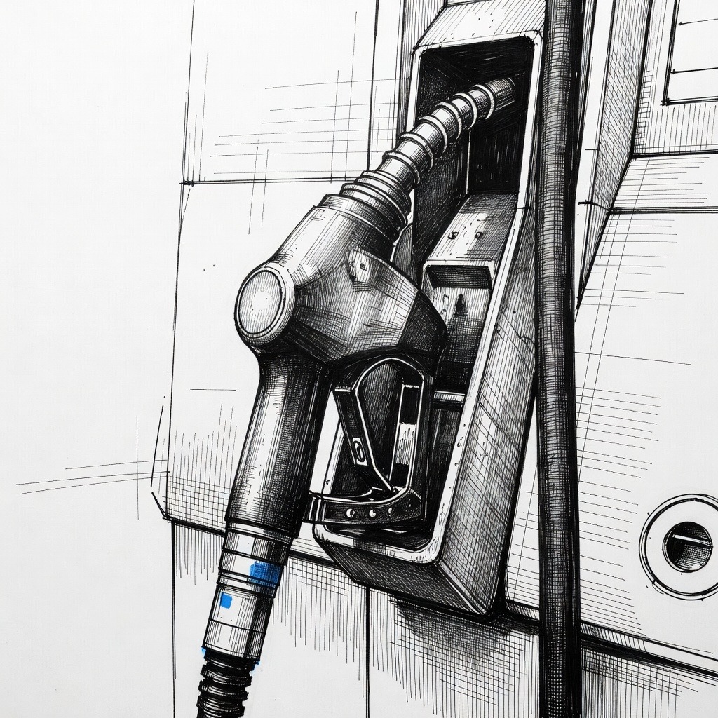 Illustration for: US Gasoline Prices Surge Amid Middle East Conflict