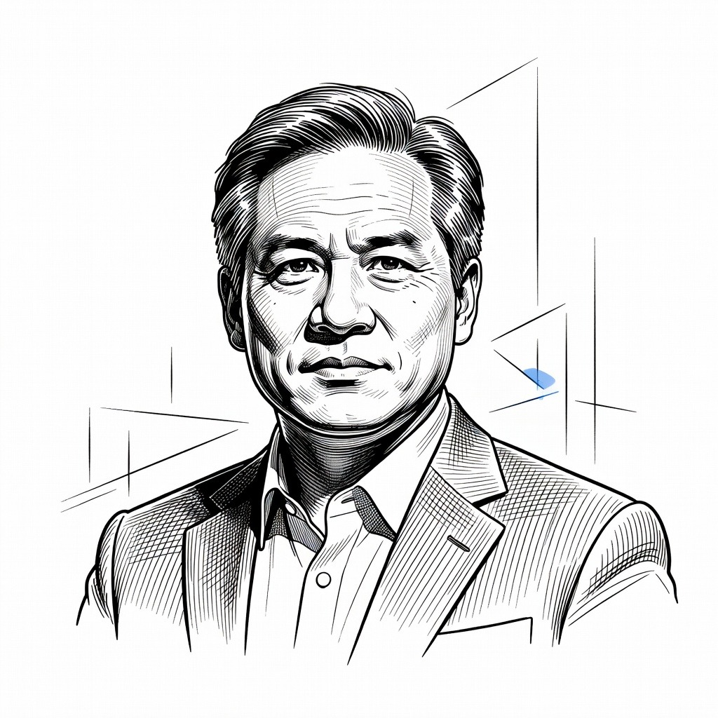 Illustration for: Nvidia Posts $81.6 Billion Revenue as CEO Yields China AI Market to Huawei