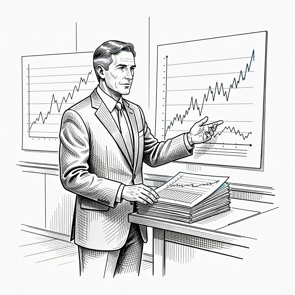 Illustration for: Kevin Warsh Takes Office as Federal Reserve Chair Amid Surging Treasury Yields