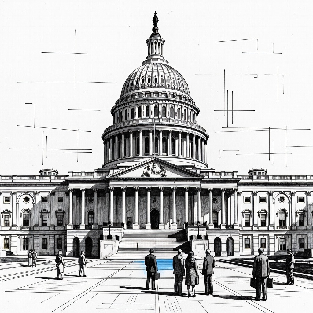 Illustration for: Representative Thomas Massie Defeated in Primary Election Following Presidential Opposition