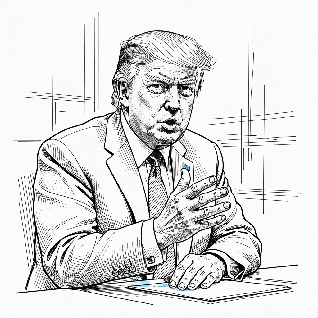 Illustration for: Oil Prices Fall 5 Percent Amid U.S.-Iran Negotiations Over Strait of Hormuz